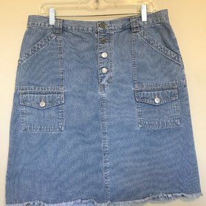 Gloria Vanderbilt Denim Skirt